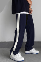 Panel Side Stripe  Baggy Trouser