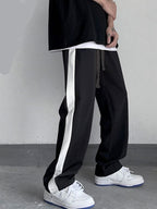 Panel Side Stripe  Baggy Trouser