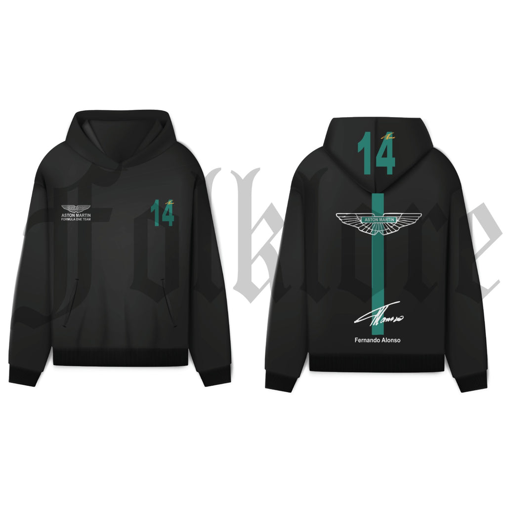 Aston Martin Fernando Alonso #14 Signature Hoodie