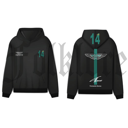 Aston Martin Fernando Alonso #14 Signature Hoodie