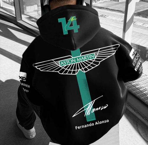 Aston Martin Fernando Alonso #14 Signature Hoodie