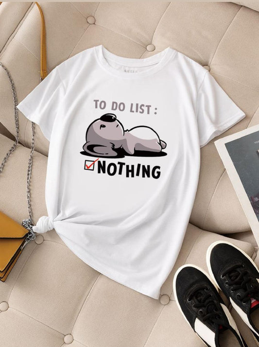 To-Do List: Nothing Oversized Dropshouder